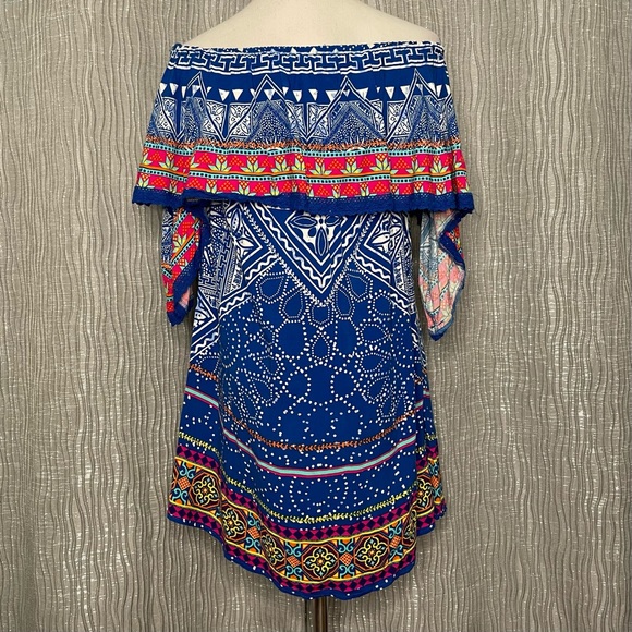 Flying Tomato vibrant off shoulder dress - Picture 5 of 10